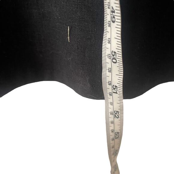 Ease Sport Vintage 90s Size 8 Linen Blend Casual Black‎ Red Floral Maxi Dress - Picture 9 of 9